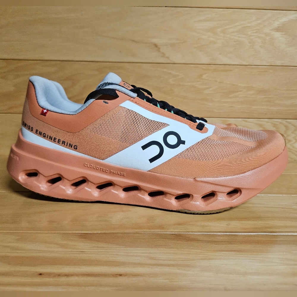 On Cloudsurfer Next Z5 Womens Size 9.5 Canyon White Orange Running Shoe Sneaker